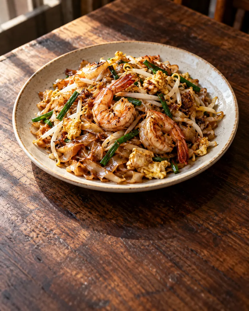 Illustrative Penang char kueh teow